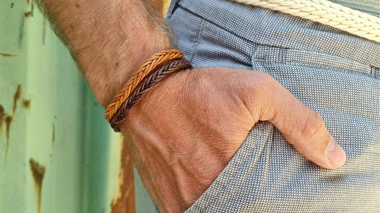 Leren heren armbanden - stoere accessoires voor heren