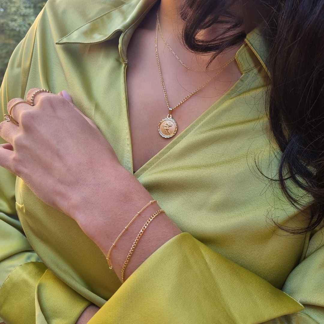 Goldfilled bolletjesarmbandje met fijne goudkleurige balletjes – elegante damesarmband