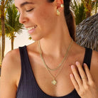 Bolletjes ring, 18k goldfilled, goudgevuld