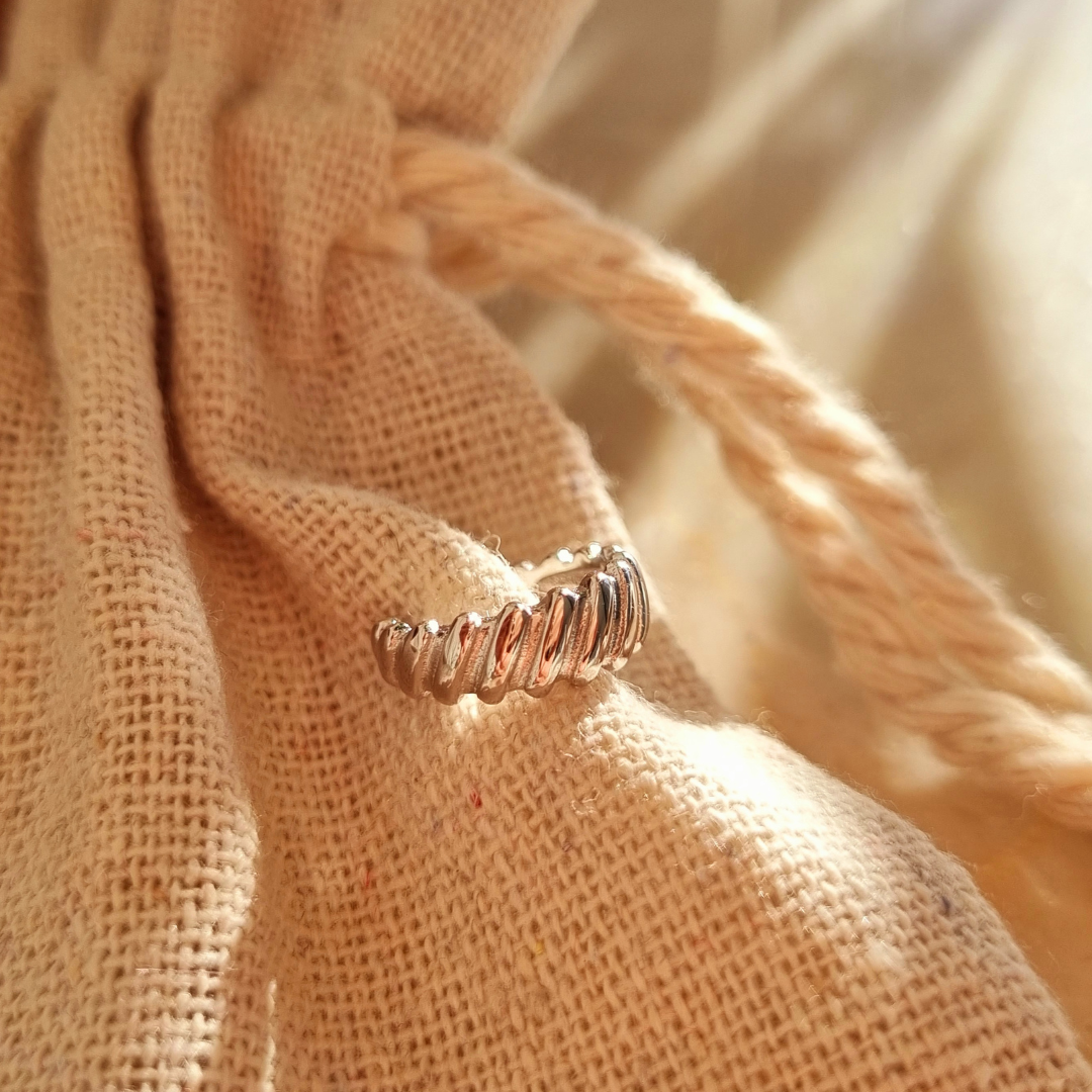 Roca de Piña - rocadepina - Cleo earcuff _rhodium plated 925 sterling silver, oorcuff, trendy, sieraden, oorring, gift idea, fashion item