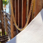 Cubaanse Schakelketting, 18k goldfilled