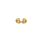 Dharia Earcuff Goud Verguld met Steentjes