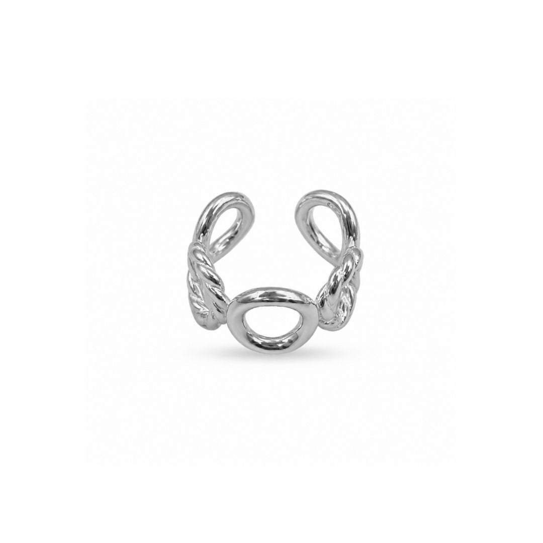 Ear cuff zilver Nicky