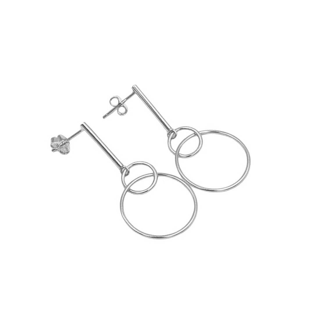 Eleanora Oorbellen, zilver, cirkel, earrings circle