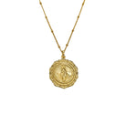 Goldfilled Christelijke ketting dames met Maria Miraculeuze medaille