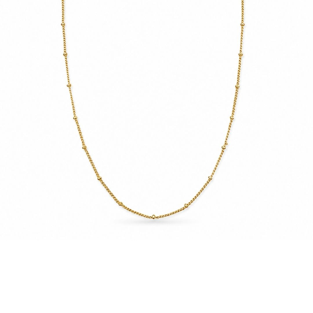 Gouden Bolletjes Ketting Goldfilled