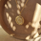 Gouden Christelijke bolletjesketting met Maria bedel – Miraculeuze Medaille