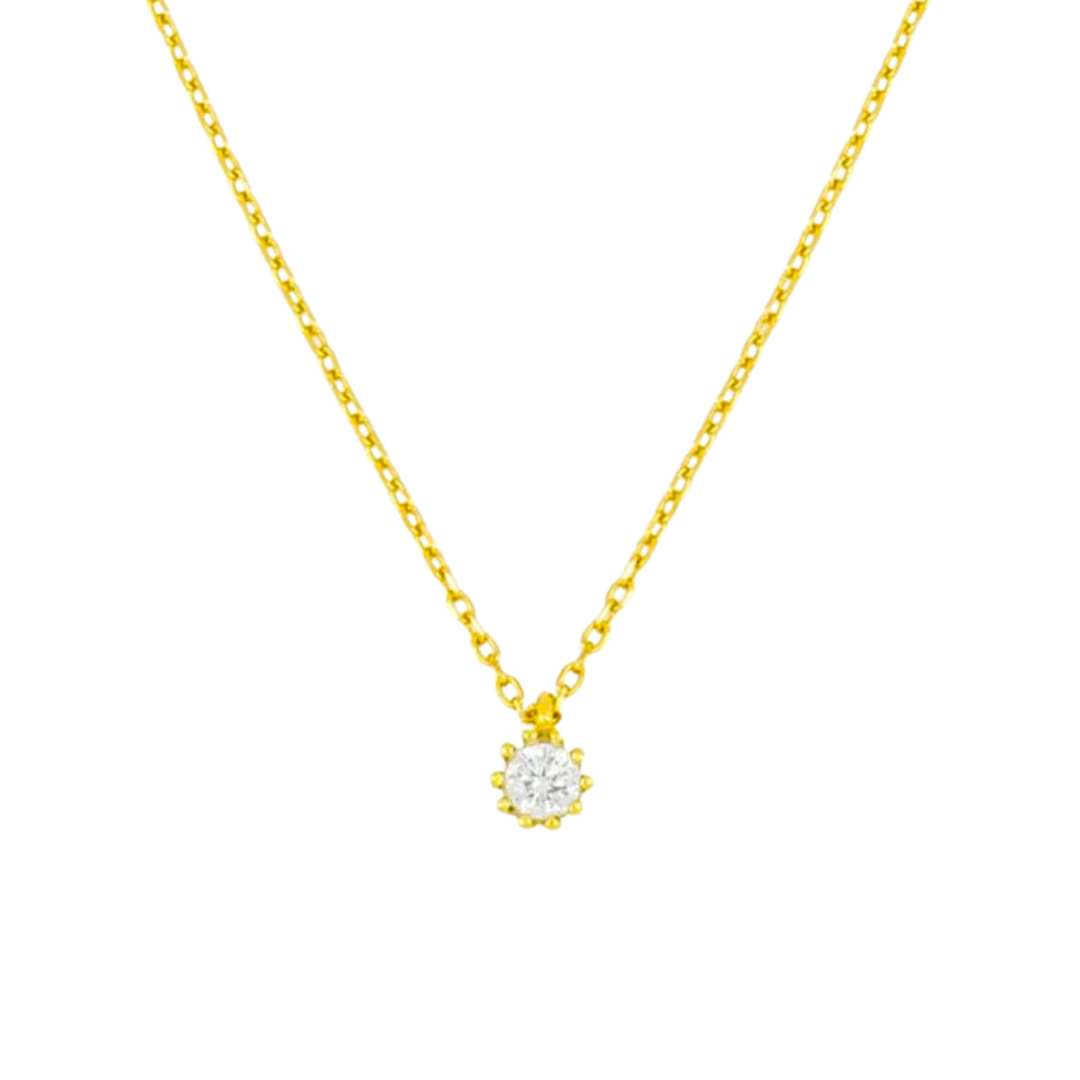 Roca de Piña – Hanna Necklace White – Zirconia charm