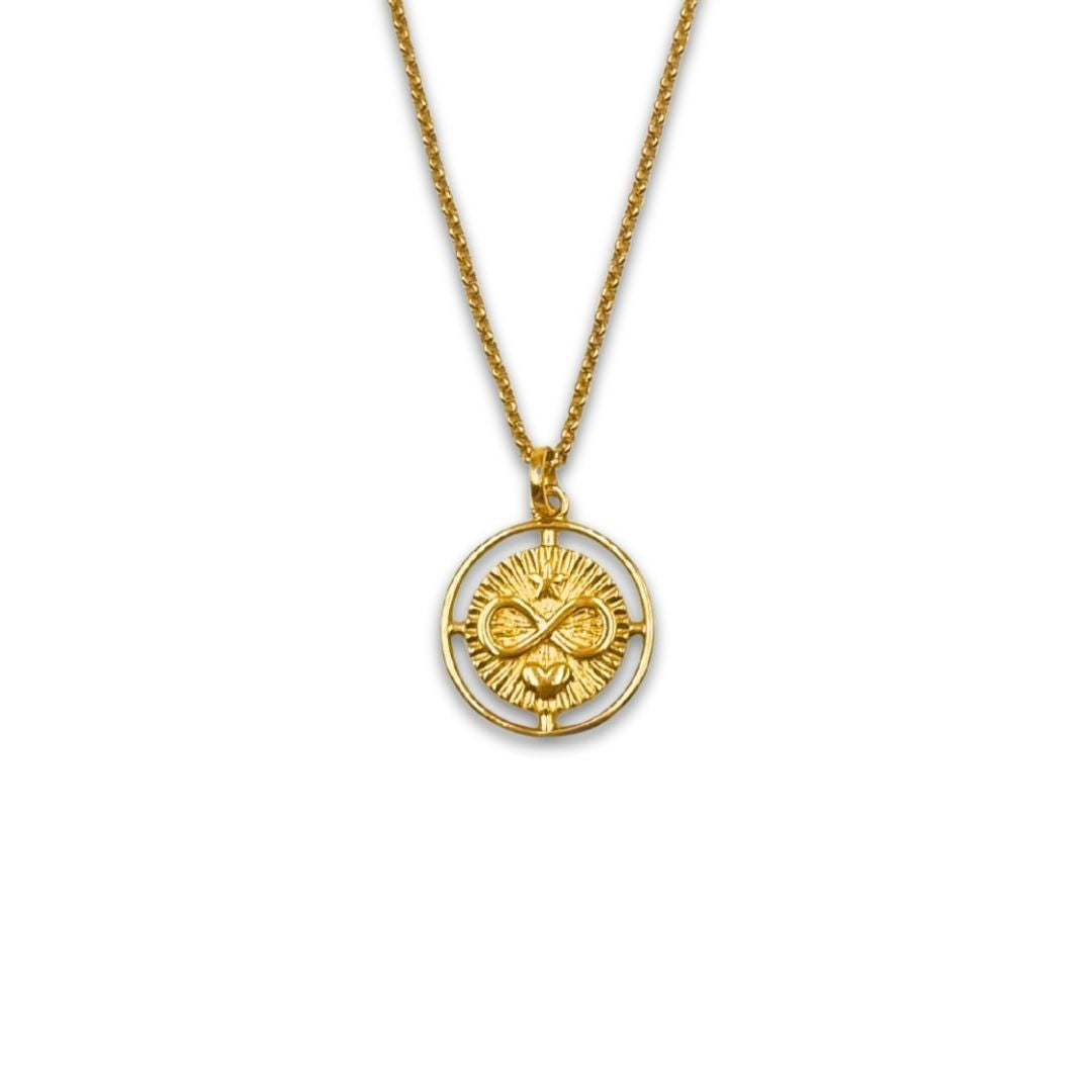 Goldfilled ketting met hanger infinity - ster- hartje - goudkleur