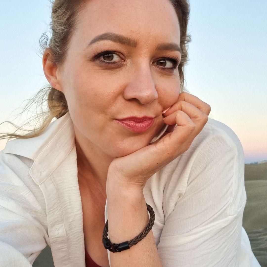 Gevlochten leren armband dames kopen - Coco Marron - Bruin