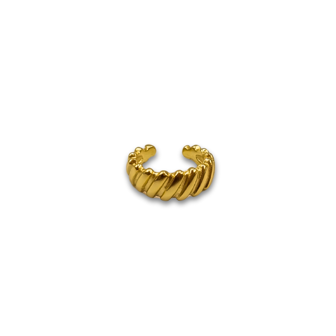 Roca de Piña - rocadepina - Cleo earcuff _goldplated 18k 925 sterling silver, oorcuff, trendy, sieraden, oorring, gift idea, fashion item