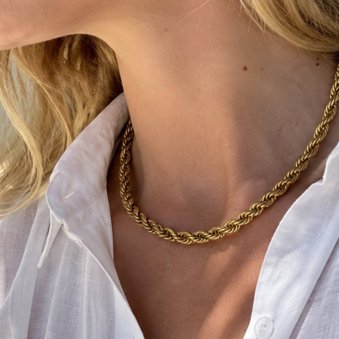 Surinaamse ketting goud dames Tara te rope chain
