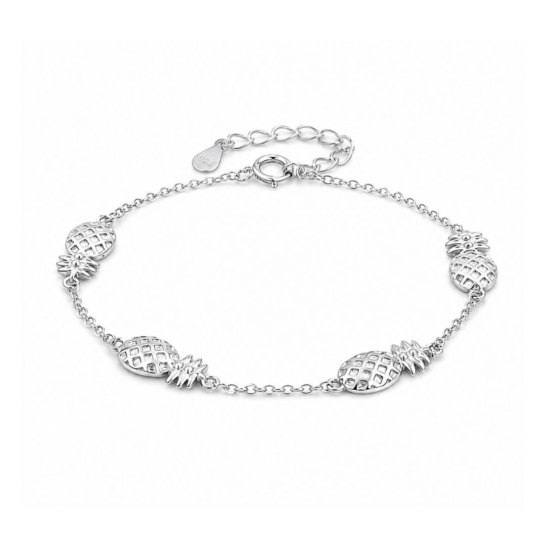 Zilver Ananas Armband 925 sterling
