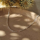 Zilveren ketting dames met kleine schakels Alana