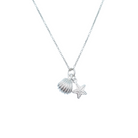 Zilveren Ketting Met Hanger - Schelp zeester- Concha Marina - Dames