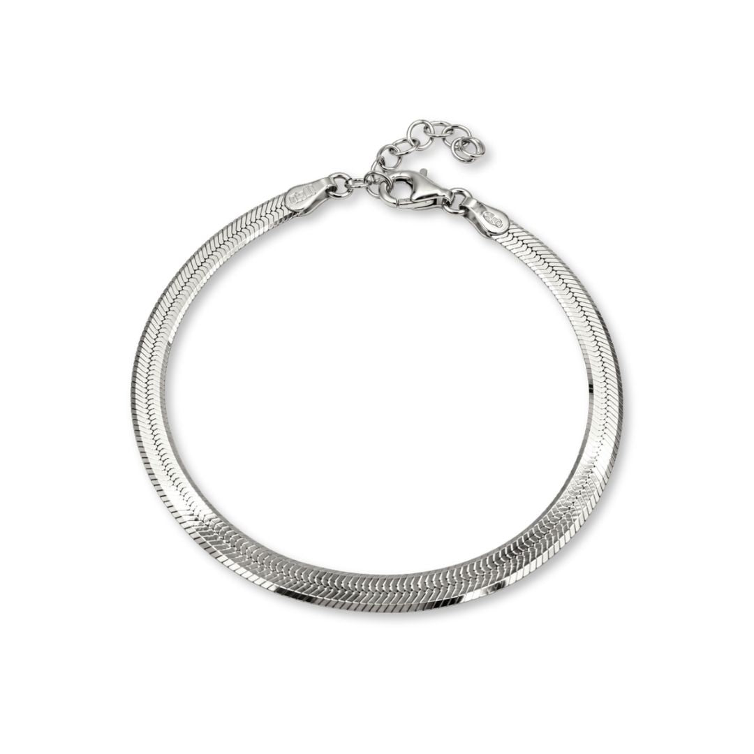 armband Zilver Platte schakel dames