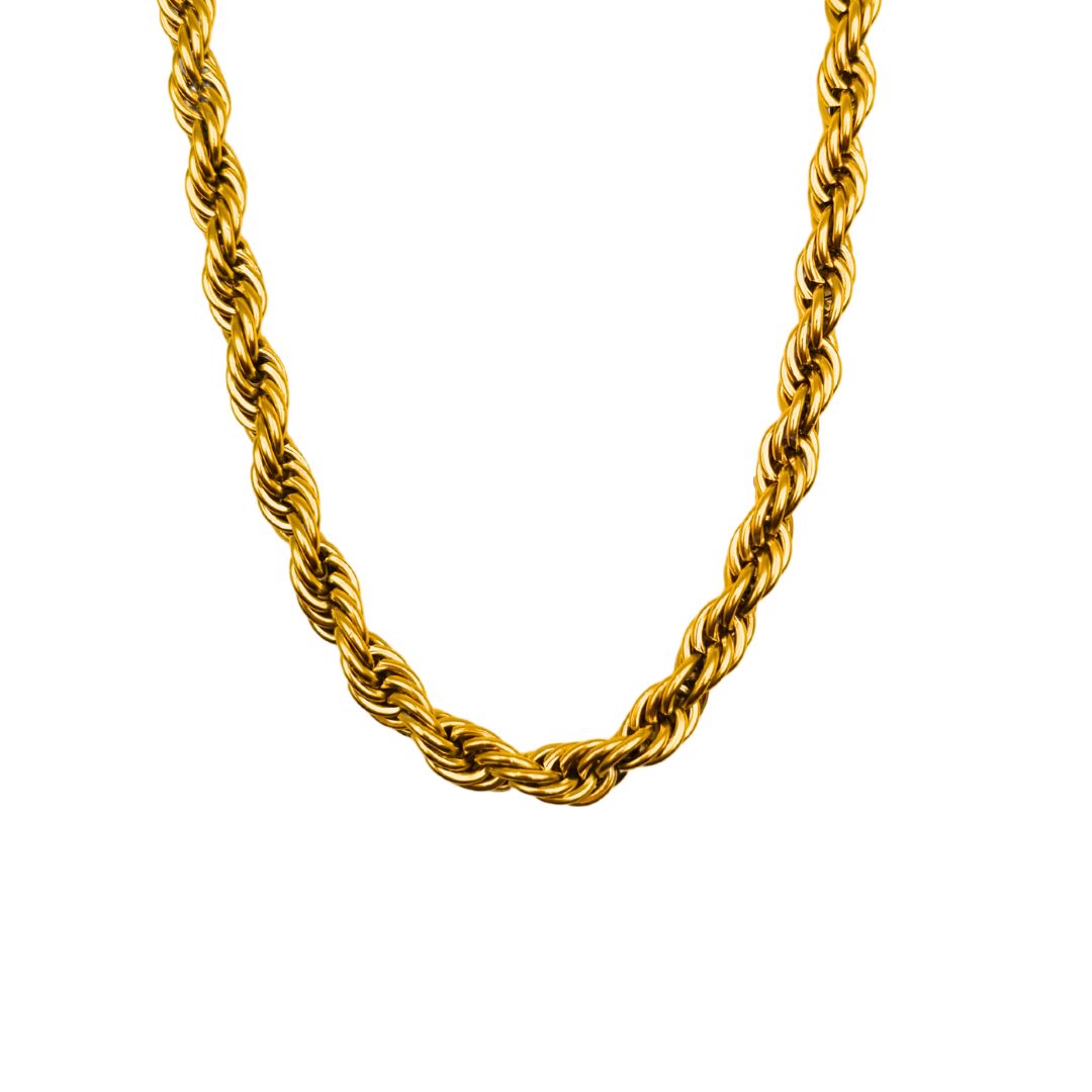 Gouden tara te ketting rope chain dames