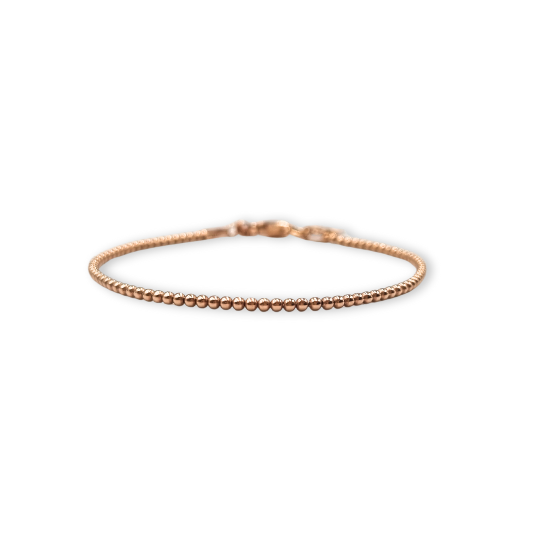 Rosé armbandje bolletjes