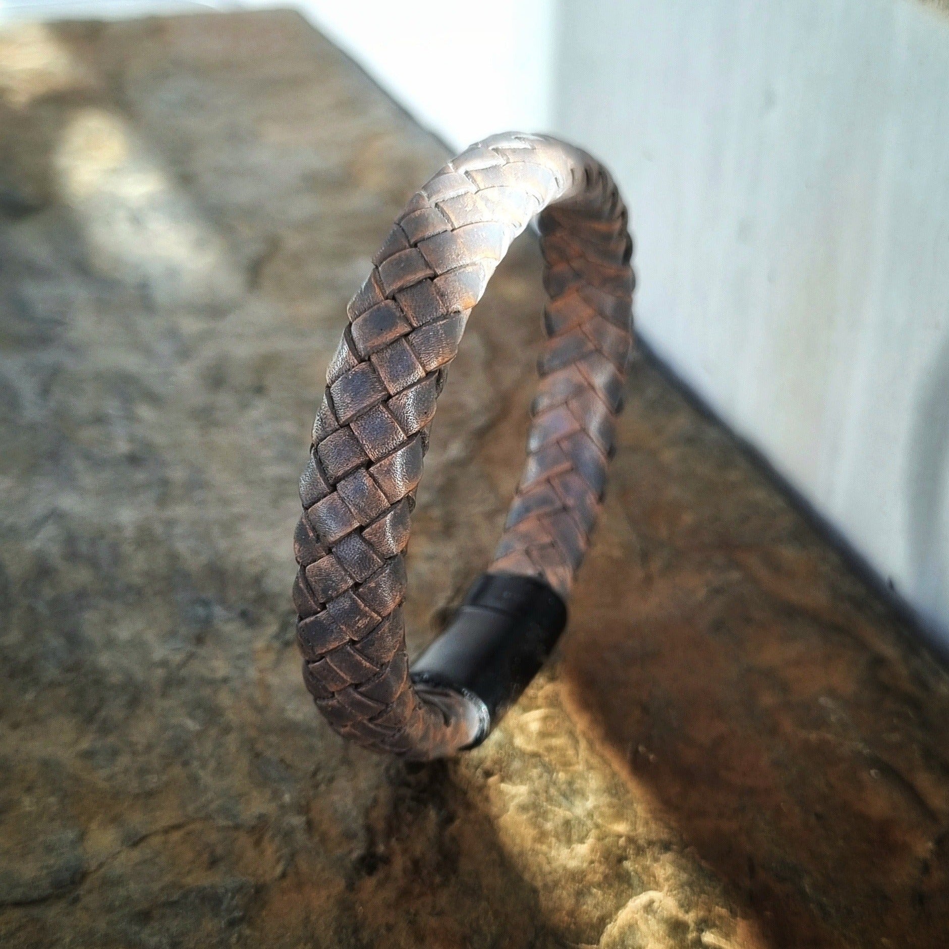 Roca de Piña- Blue Lizard bracelet - stainless steel clasp