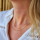 Roca de Piña - Alana necklace - gold plated 925 sterling silver - essential basic necklace