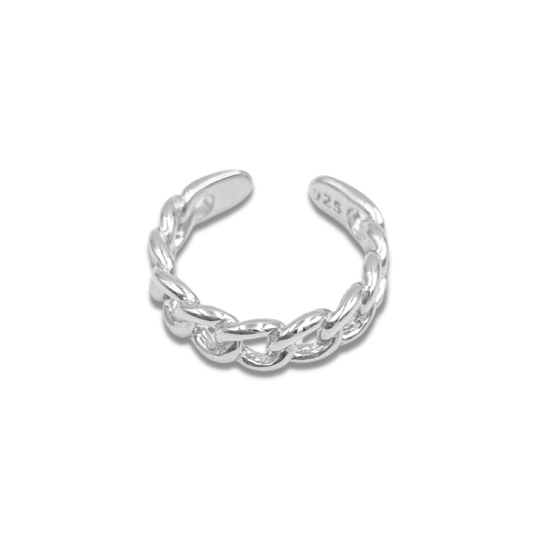 Roca de Piña- Tangled earcuff- 925 sterling silver