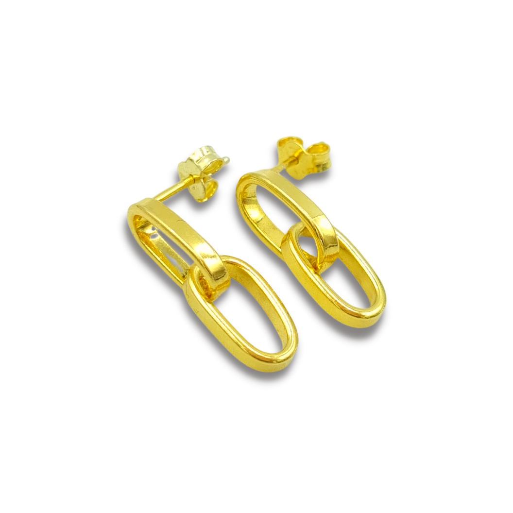 Roca de Piña- Arya Earrings- gold plated- 925 sterling silver