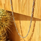 Zilveren figaro ketting dames - schakelketting- 925 sterling zilver