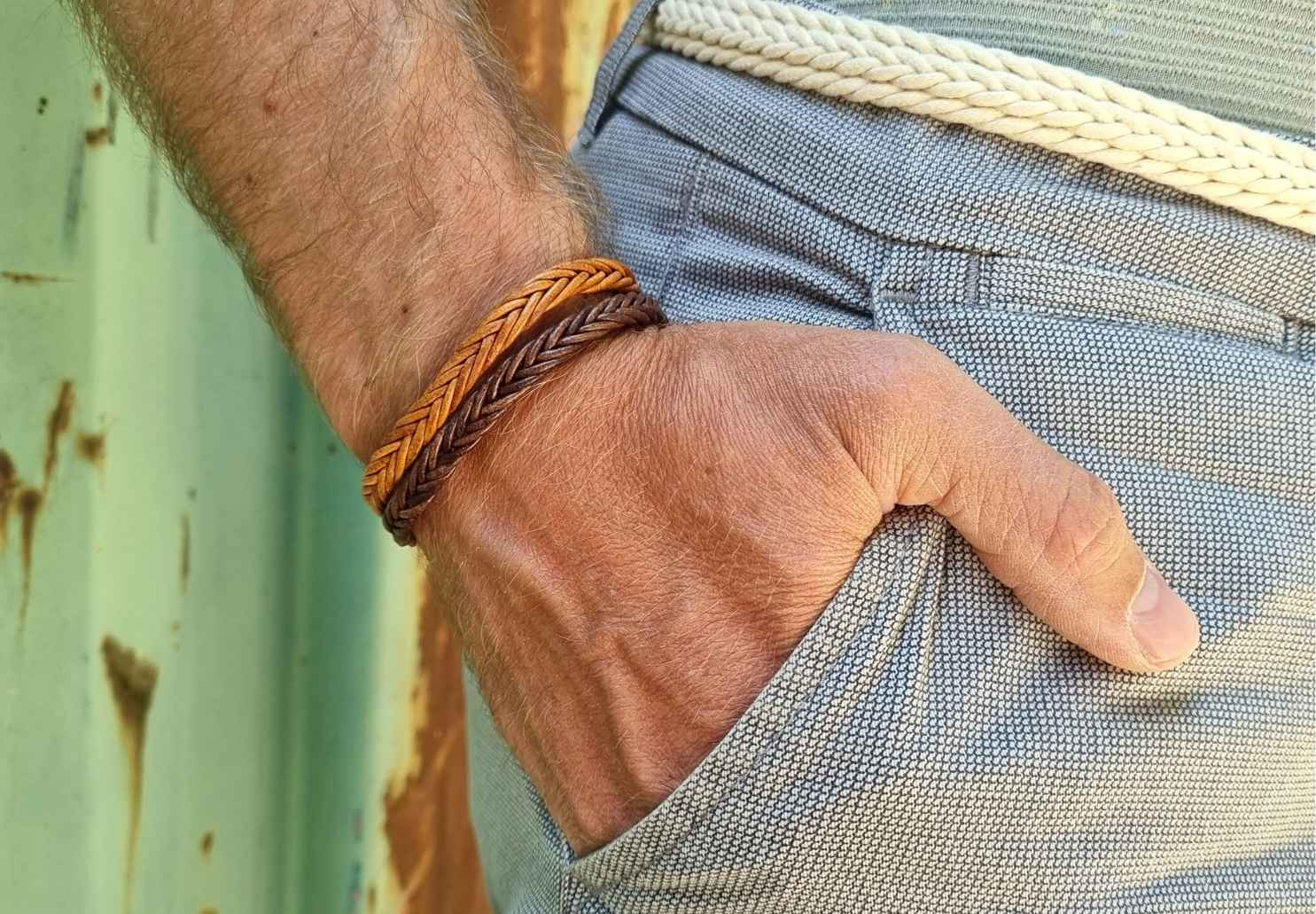 Leren heren armbanden - stoere accessoires voor heren