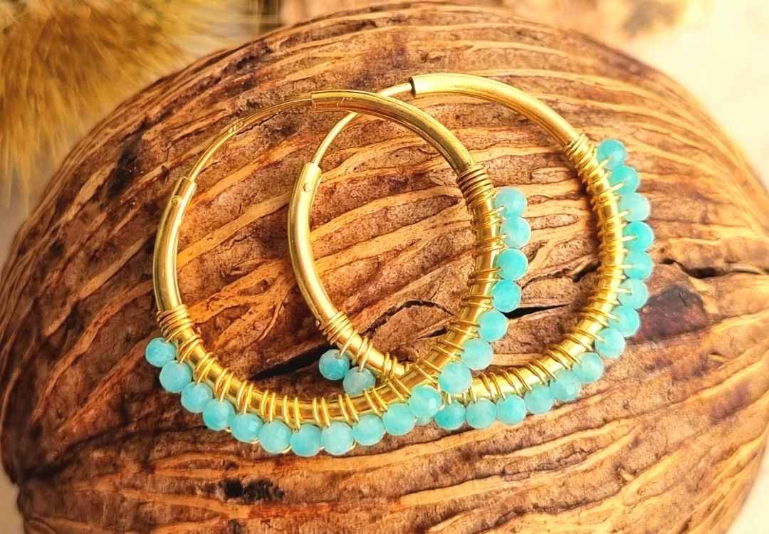 Ibiza style oorbellen