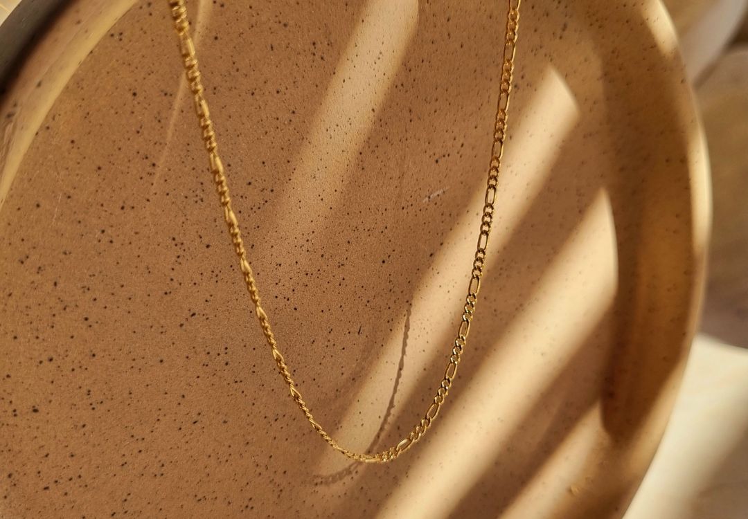 Dames ketting zonder hanger - goudkleurige ketting 