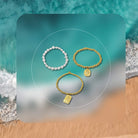 Armbanden set vrouw - bolletjesarmband en parelarmband kopen 