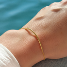 Roca de Piña - Bow bracelet - gold plated- 925 sterling silver - Bow armband verguld zilver