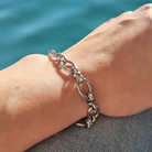 Roca de Pina-camila chain bracelet-stainless steel-camila schakelarmband- RVS