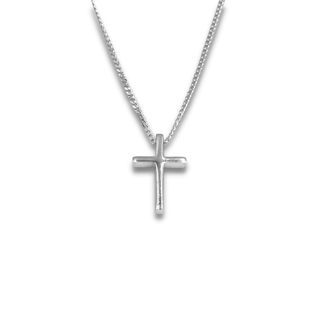 Christelijke ketting met kruis zilver - 925 sterling