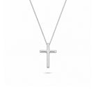 Christelijke zilveren ketting met kruis