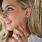 Croissant ring staal dames - waterproof