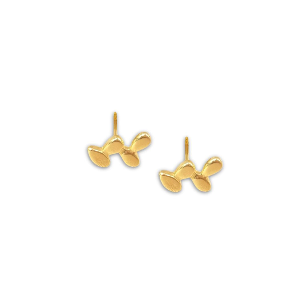 Roca de Piña - Dani studs- 18k goldplated 925 sterling silver