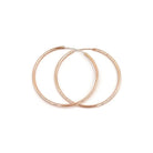 Roca de Piña - Essential Rose Gold Hoops - Earrings - oorbellen