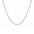 Figaro ketting zilver dames