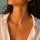 Gouden Ketting Met Schelp en Parel
