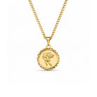 Gouden Love Ketting Met Munt Cupido