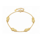 Gouden Ananas Armband Verguld Zilver