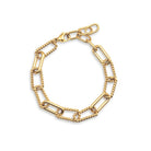 Gouden dames schakelarmband kopen bij webshop Roca de Piña