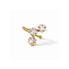 Gouden earcuff met steentjes sterren