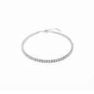 Roca de Piña - grace tennis bracelet- silver- white cubic zirconia- armband zilver