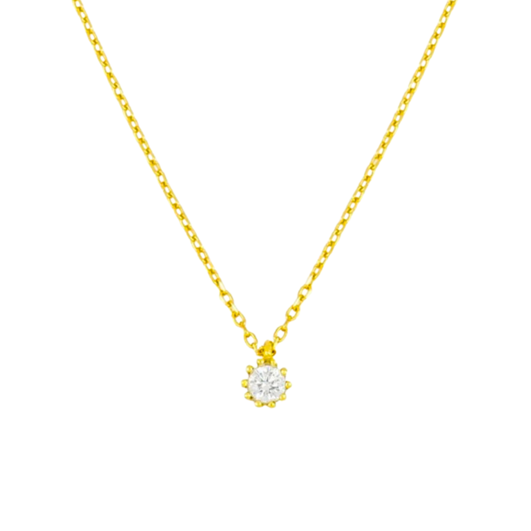 Roca de Piña – Hanna Necklace White – Zirconia charm 