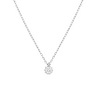 Roca de Piña- Hanna necklace- rhodium plated 925 sterling silver-white zirconia