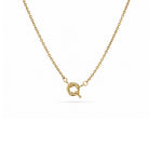 Jasseron ketting goud van goldfilled brass