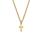 Kruisje Ketting - Christelijk Sieraad- Jasseron - Hanger - Goldfilled - Kleur: Goud