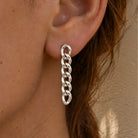 Lange oorbellen oorstekers 925 sterling zilver